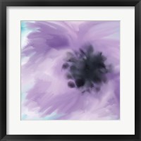 Purple Strokes Framed Print