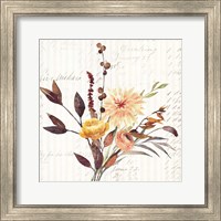 Framed Wild Floral 1 Fall