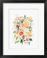 Framed Watercolor Florals