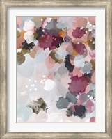 Framed Fall Leaves Watercolor Abstract