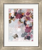 Framed Fall Leaves Watercolor Abstract