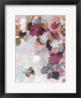Framed Fall Leaves Watercolor Abstract