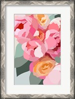 Framed Large Peonies