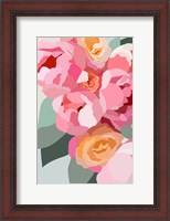 Framed Large Peonies