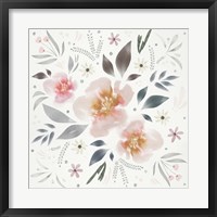 Framed Floral Square Piece