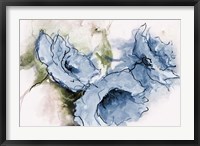 Framed Animated Blue Flora