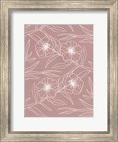 Framed Floral Wallpaper