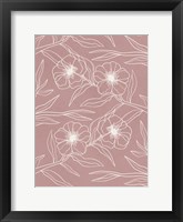 Floral Wallpaper Framed Print