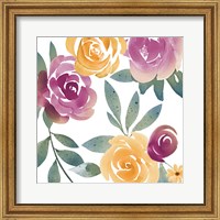 Framed Bright Floral Bunch 2