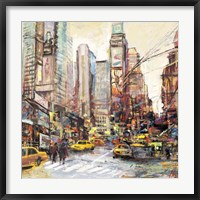 Framed Mattino su Manhattan (detail)