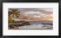 Framed Sunset on a Tropical Beach
