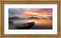 Framed Sunset on a Lake, Scotland