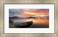 Framed Sunset on a Lake, Scotland