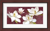 Framed Burgundy Magnolia