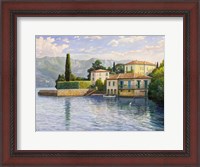 Framed Villa sul lago