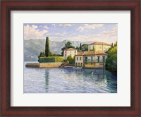 Framed Villa sul lago