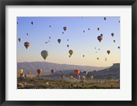 Framed Flying over Cappadocia, Turkey