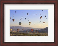 Framed Flying over Cappadocia, Turkey