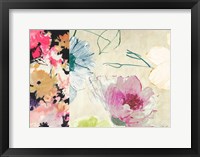 Framed Happy Floral Composition I