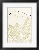 Sunset on the Mountains II Framed Print