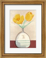 Framed Vase with Tulips I