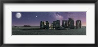 Framed Stonehenge Moon
