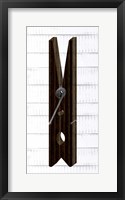 Clothespin 1 Framed Print