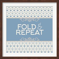 Framed Fold And Repeat Laundry