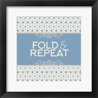 Framed Fold And Repeat Laundry