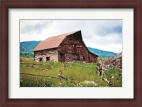 Framed Brown Barn