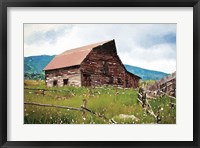 Framed Brown Barn