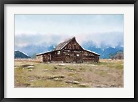 Framed Barn In The Mountains