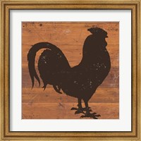 Framed Harvest Rooster