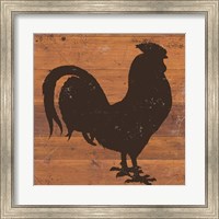 Framed Harvest Rooster