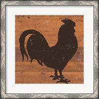 Framed Harvest Rooster