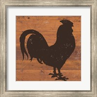 Framed Harvest Rooster
