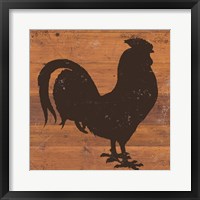 Framed Harvest Rooster