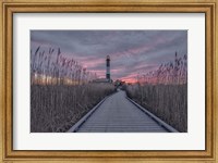 Framed Fire Island Lighthouse Sunrise
