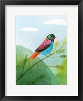 Colorful Birds IV Framed Print