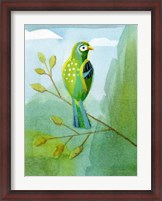 Framed Colorful Birds III
