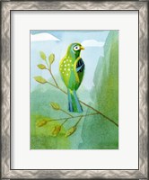 Framed Colorful Birds III