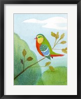 Framed Colorful Birds II