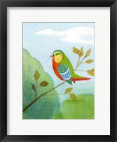 Framed Colorful Birds II