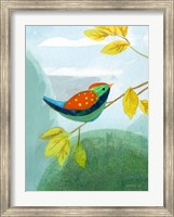 Framed Colorful Birds I