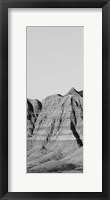 Framed Badlands BW Panel II