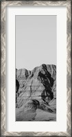 Framed Badlands BW Panel I