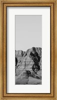 Framed Badlands BW Panel I