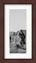 Framed Badlands BW Panel I