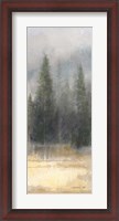 Framed Misty Pines Panel II