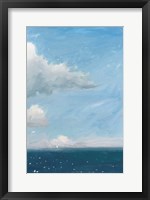 Framed Open Sea Blue Crop
